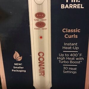 Conair Classic Curls Curling Iron 1 inch barrel New in box